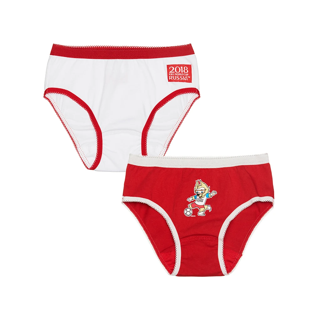 Underwear FIFA WORLD CUP RUSSIA 2018 for girls F1-27D Shirt Underpants Baby Clothing Children clothes fifa world cup russia 2018 пазл города москва 03795