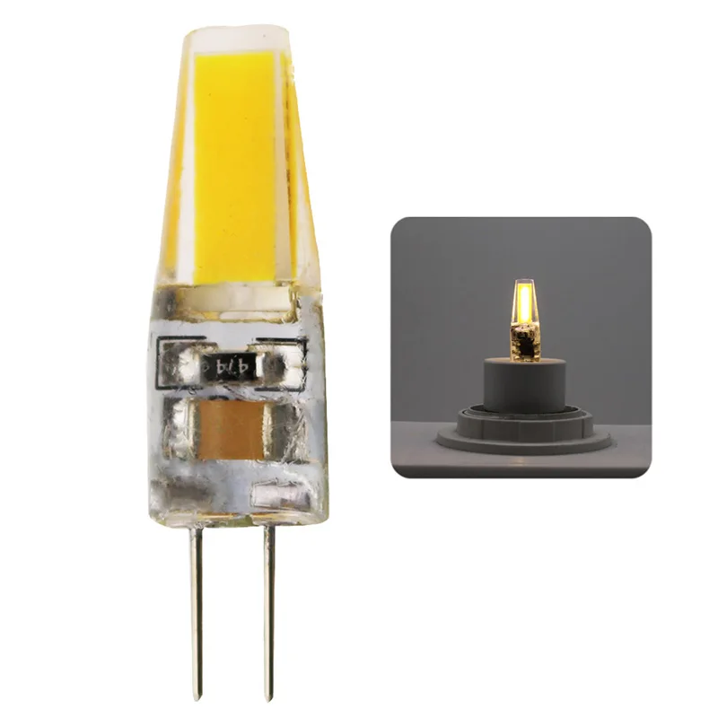 G4 2 5 Вт COB светодиодный ные лампы 1 SMD 1505 Светодиодная лампа AC220V теплый белый