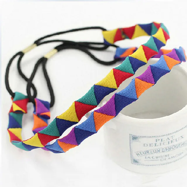 Women Beach Colorful Hair Bands Spa Swim Headband Supplies Women Beach Colorful Hair Bands Spa Swim Headband Supplies Headwear Accessories Geometric Band