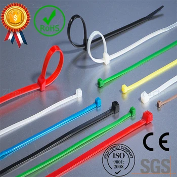 

ZHEJIN (250pcs) ZJ-5*250MM (10"X40lbs) Nylon Plastic Zip Network Wrap Cable Loop Ties Cord Strap(width:3.5mm)