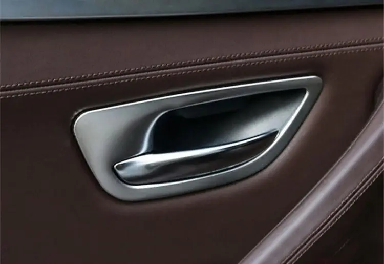 

Car Styling Door Handle Cover Interior Decoration Frame Sticker Car Accessories For BMW 5 series 2011-2017 F10 F18 520 523 525