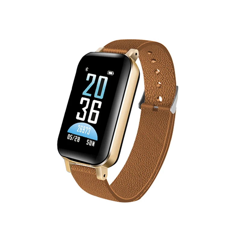 T89 TWS новейшие AI умные часы с Bluetooth наушником монитор сердечного ритма Смарт-браслет длительное время ожидания спортивные часы для мужчин - Цвет: Зеленый