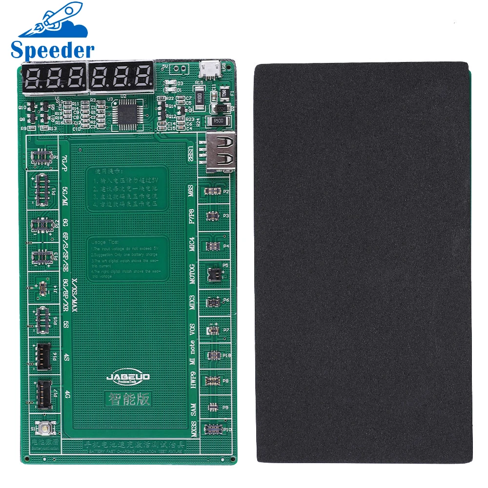 Günstige Batterie Schnell Lade Aktivierung Board Test Leuchte für iPhone X XS MAX XR 4 5 6 6s 7 8 für Samsung xiaomi Huawei Android Telefon