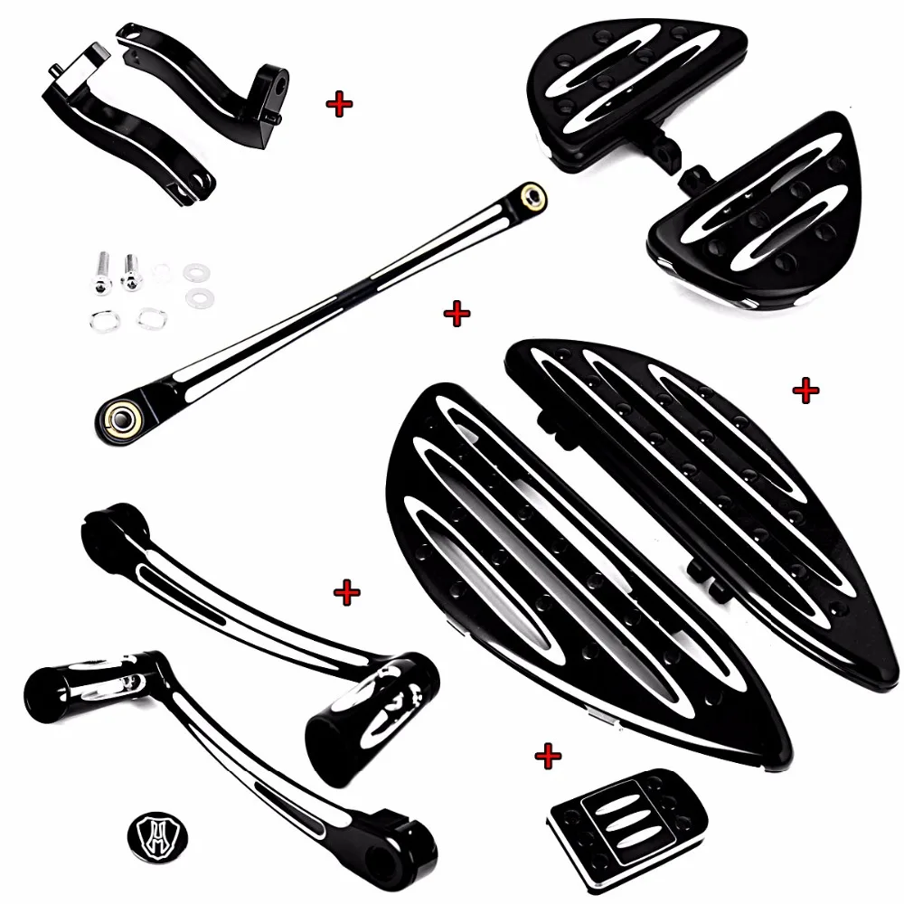 Heel Toe Shift&Linkage&F&R Passenger Driver Floorboard&Pedal For Harley Touring Street Glide Road King FLH/T FLHX FLHR Heel Toe Shift&Linkage&F&R Passenger Driver Floorboard&Pedal For Harley Touring Street Glide Road King FLH/T FLHX FLHR