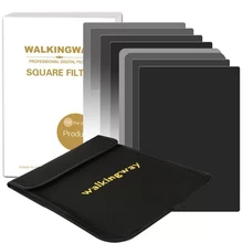 Walking Way 150*100mm Camera Square filter kit set ND2 ND4 ND8 ND16 Netural Density ND filter for DSLR Cokin Zomei HOYA Nisi