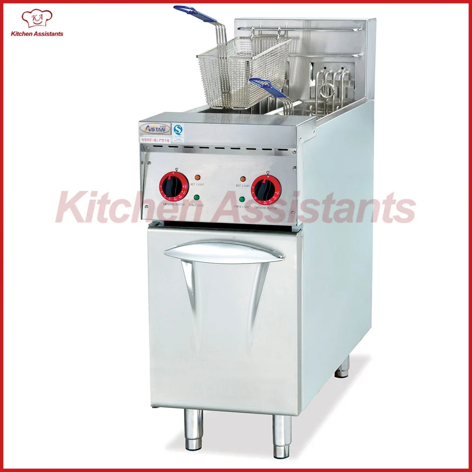 

DF28 electric vertical deep oil fryers ovens with 2 tanks 2 baskets