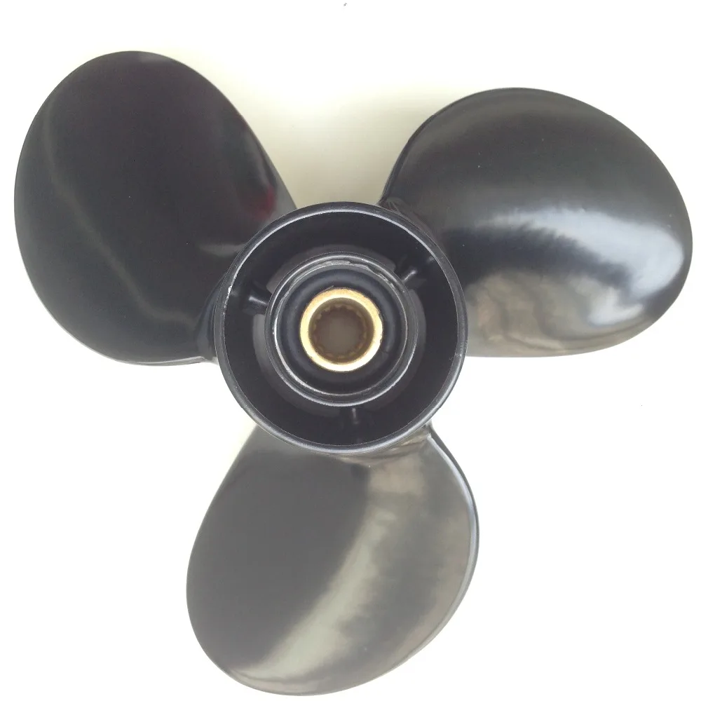 

9.25 X 10 1/2 For tohatsu 18HP propeller Aluminium 14 tooth spline tohatsu boat accessories marine propellers