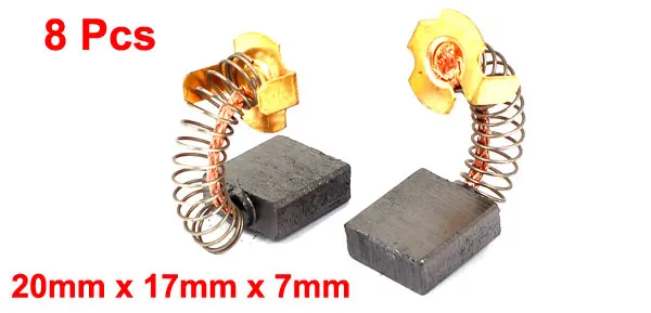 8 Pack Carbon Brushes Set For Power Tools – Replaces 17x13x6.5mm Brushes For Drills, Saws, Motors