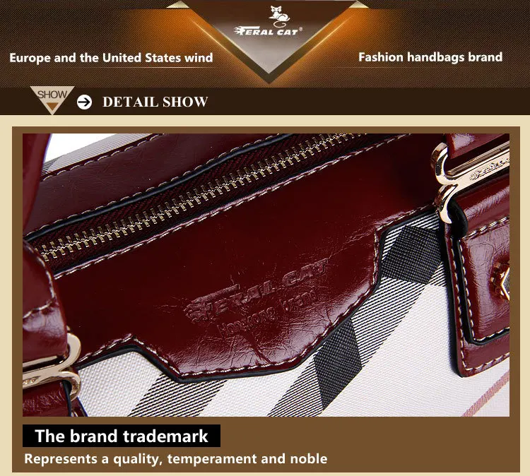 FERAL CAT 2017 Women Luxury Elegant Fashion Handbag Shoulder Bags Ladies Leather Handbags Female Messenger Bag82