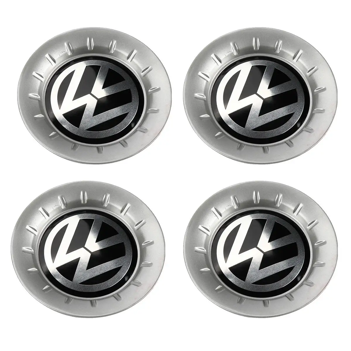 140mm Chrome Wheel Center Hub Cap Cover 4pcs For VW Volkswagen Polo