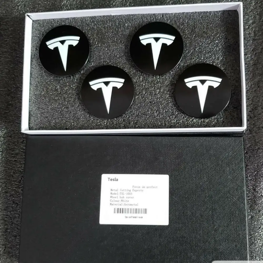 

Tesla Model 3 Aero Wheel Center cap & lug nut covers (International sale) white