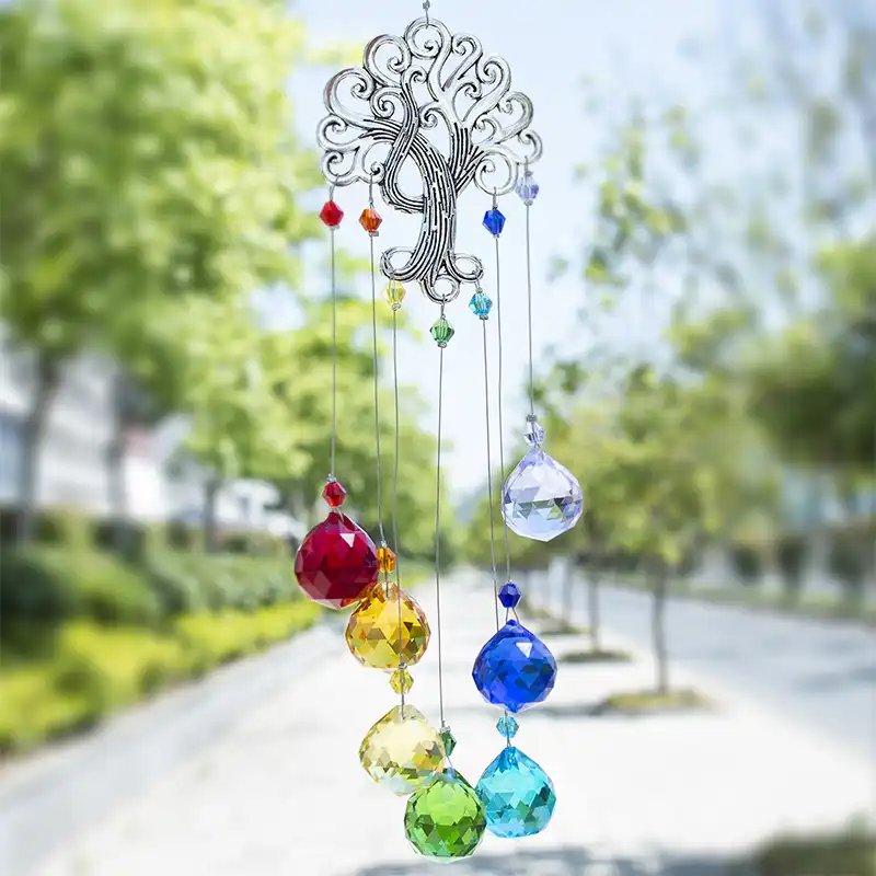 Handmade Woven Beads Crystal Duck Hanging Pendant Window Decor Collecible Gift