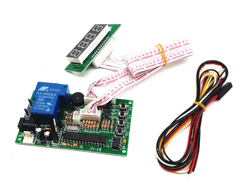 1 комплект JY 15B с адаптером 12V2A монетоприемником и таймером для управления