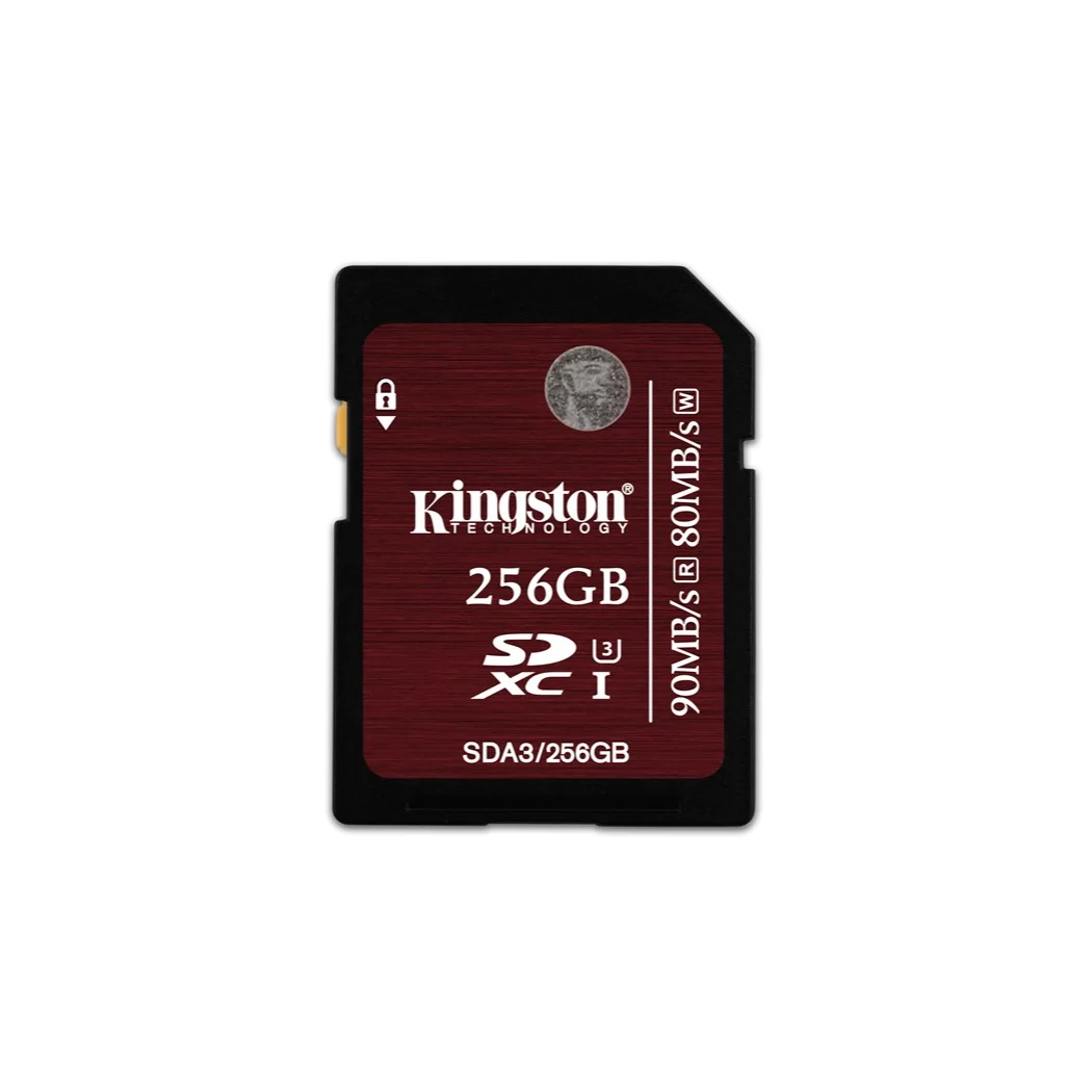 Kingston technology SDXC UHS-I U3 (SDA3) 256 ГБ класс 3 UHS 90 МБ/с./с черный | Компьютеры и офис