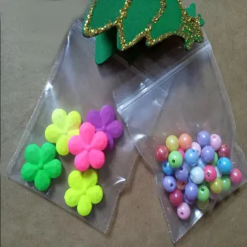 

300pcs Transparent Pe ziplock bags resealable plastic retail packaging Bag Pe self-sealing zipper bag clothing Jewelry Bags