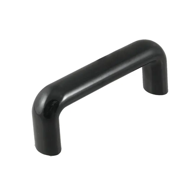UXCELL Kitchen Cupboard Door Plastic Pull Handle Black 120Mm 4.
