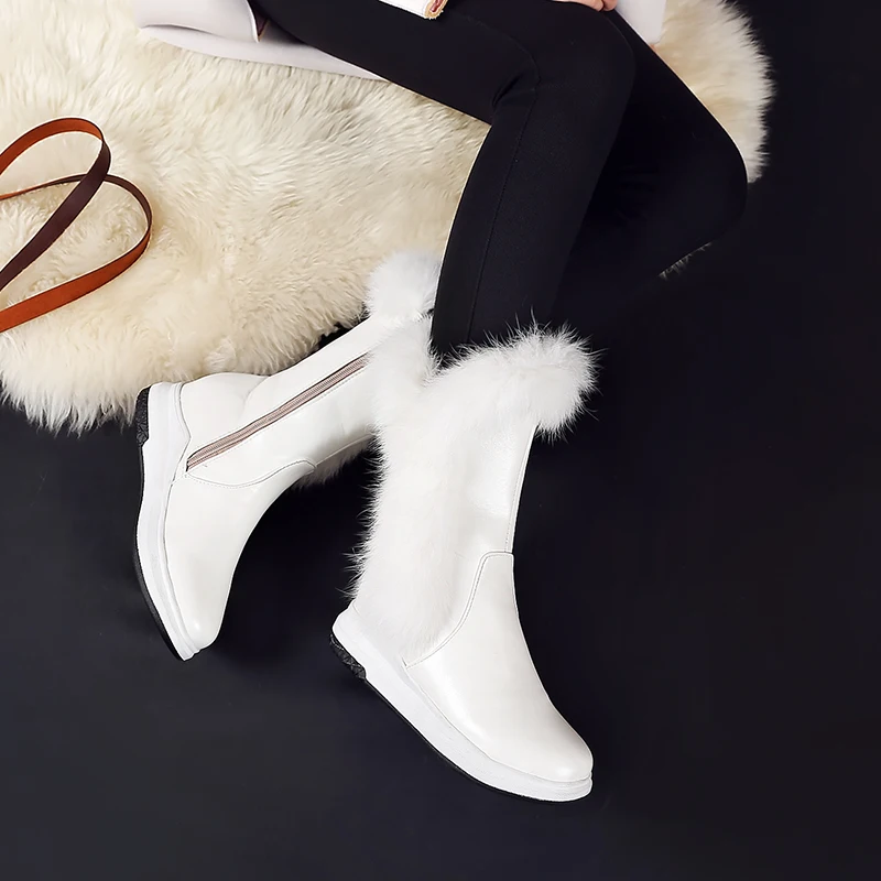 Обувь высокого качества; женские теплые сапоги до середины икры; теплые женские зимние сапоги; женские зимние сапоги с плюшевой стелькой; botas mujer; n068