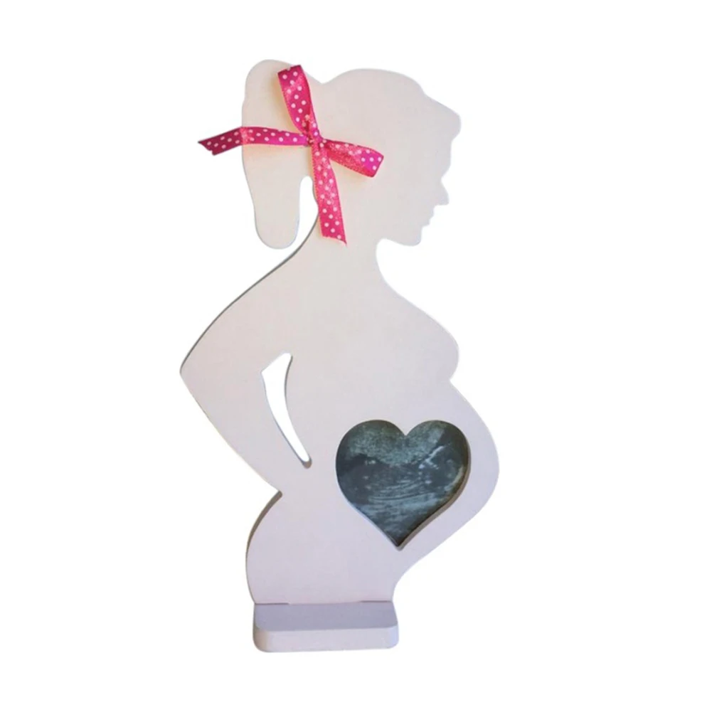 Деревянная фоторамка для беременных женщин, ультразвуковая фотография для мамы, домашний декор, новинка, подарок для ребенка