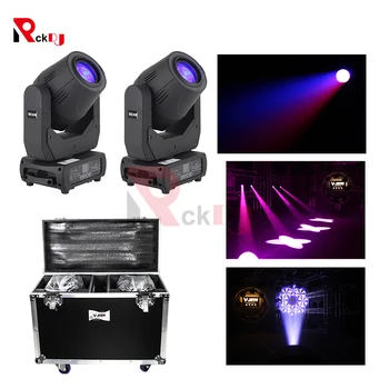 

New Arrival 2pcs with Flightcase 150W Moving Head light LED Beam Gobo Light DMX Control DJ Light For Club Church Disco