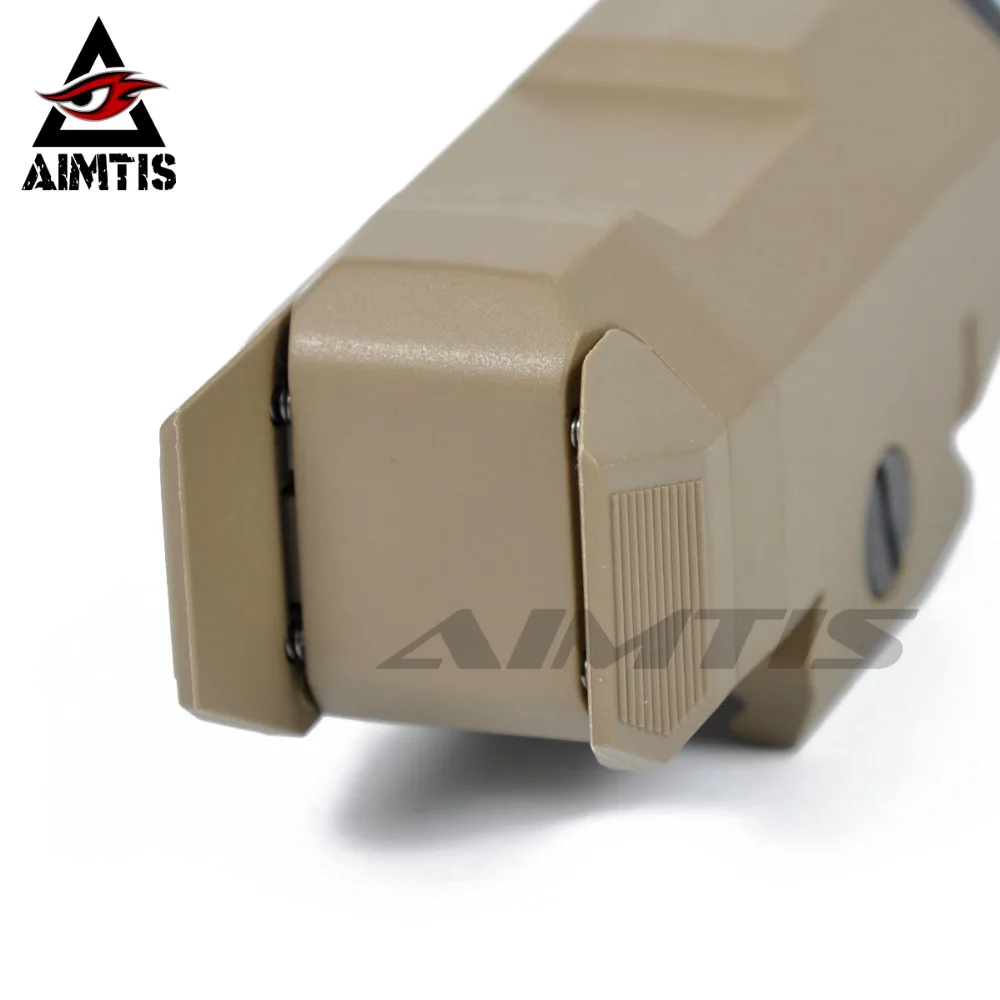 AIMTIS Тактический Компактный APL Glock пистолет светильник Постоянный/Стробоскоп вспышка светильник светодиодный белый светильник для Glock 17 19 18C Apl aple 20 мм Rail