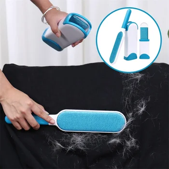 

Dog Brush Tool Pet Hair Remover Comb Dog Cat Fur Brush Double-Side Home Furniture Sofa Clothes Cleaning Lint Tool Dust Brush