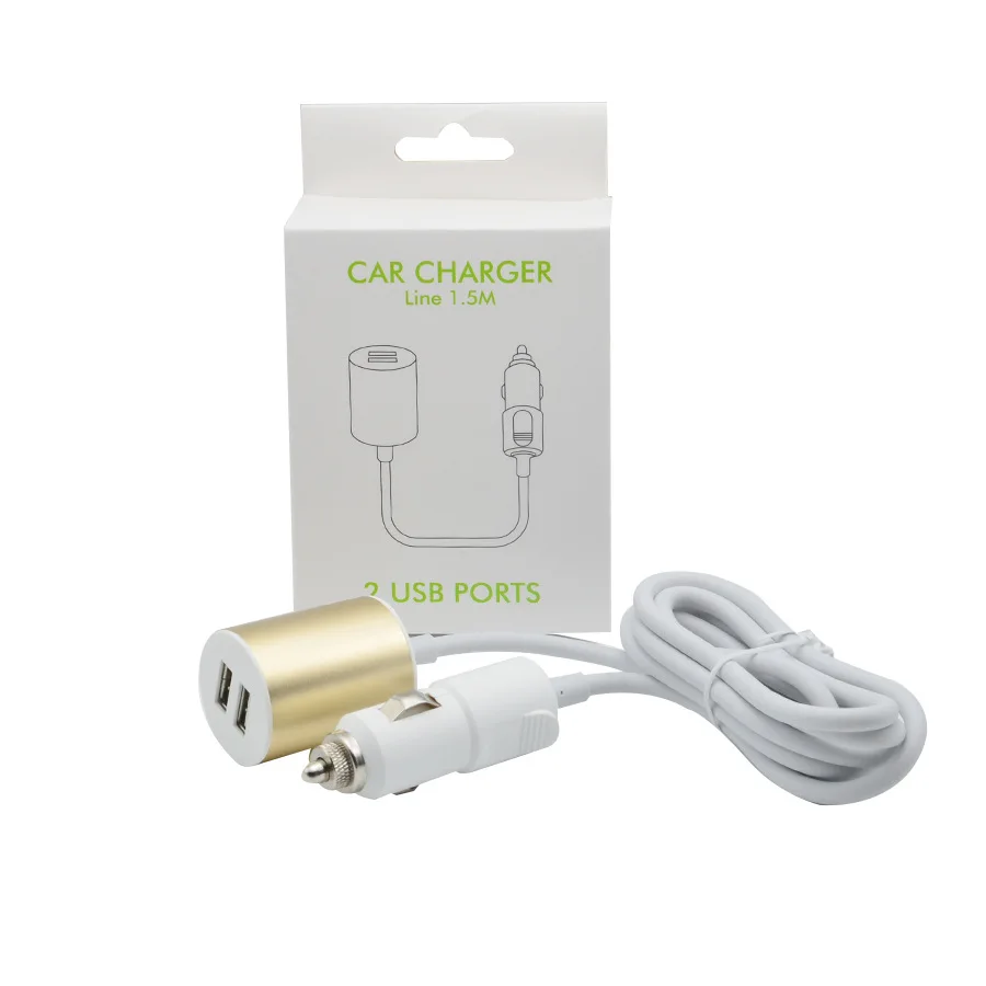 5V 3.1A Dual Usb Car Charger Universal Fast Smart Mini Mobile Phone Car-Charger for Xiaomi iPhone/Apple Samsung iPad LG etc | Мобильные