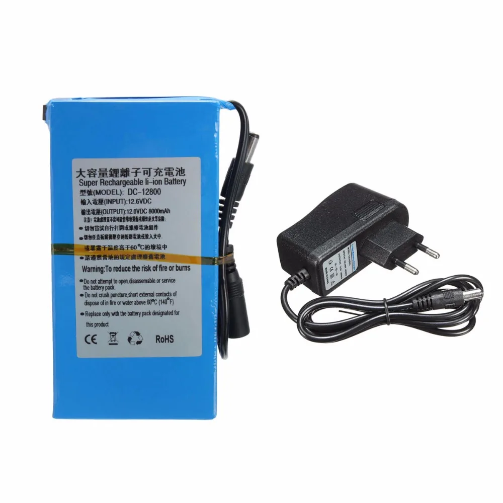 GTF 8000 mAh литий-ионный аккумулятор высокой емкости зарядное устройство