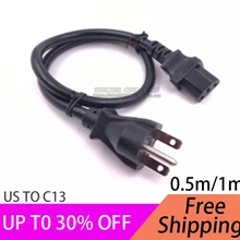 США Канада Япония Бразилия удлинитель питания кабель US NEMA 6-15P штекер к IEC320 C13 кабель адаптер Мощность провода 0,5 м 1 м(14AWG