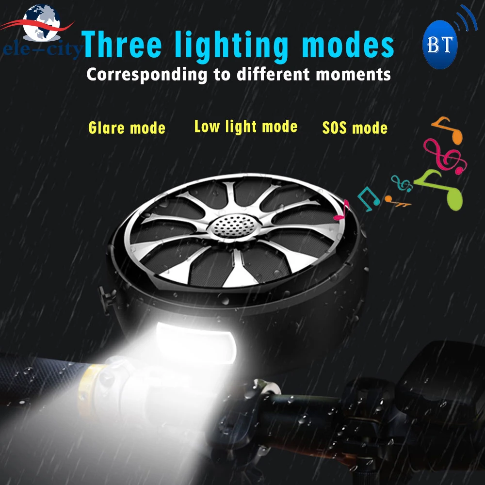

ZEALOT S11 Waterproof Portable Wireless Bluetooth Outdoor Speaker with Handlebar Mount Flashlight Calls TF AUX Torch Power Bank