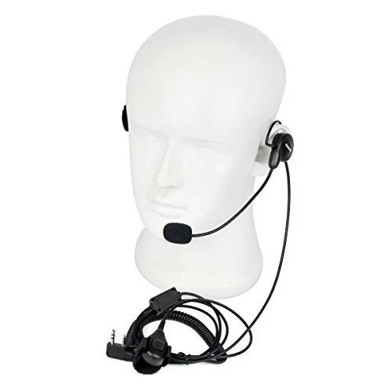 Односторонние наушники с микрофоном тактическая гарнитура для Kenwood BAOFENG Walkie