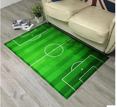 Alfombras de campo de fútbol para sala de estar, alfombrilla deportiva de  baloncesto, Alfombra de puerta, decoración del hogar - AliExpress