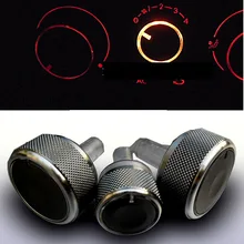 Аксессуары, 3 шт./лот, подходят для SKODA SUPERB OCTAVIA MK1, ручка переключателя, ручки нагревателя, кнопки контроля температуры, циферблаты, рамка, кольцо A/C AIR