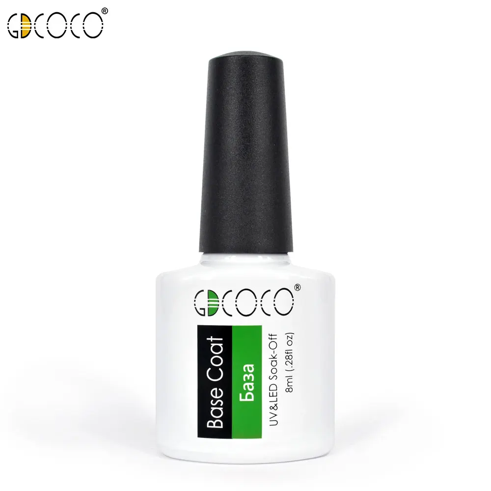 Gdcoco лак для ногтей, маникюрный дизайн, чистый цвет, Гель-лак для ногтей, canny, гель-краска, замачивается, СВЕТОДИОДНЫЙ УФ-гель для ногтей, лак, лампа, цвет геля - Цвет: Base