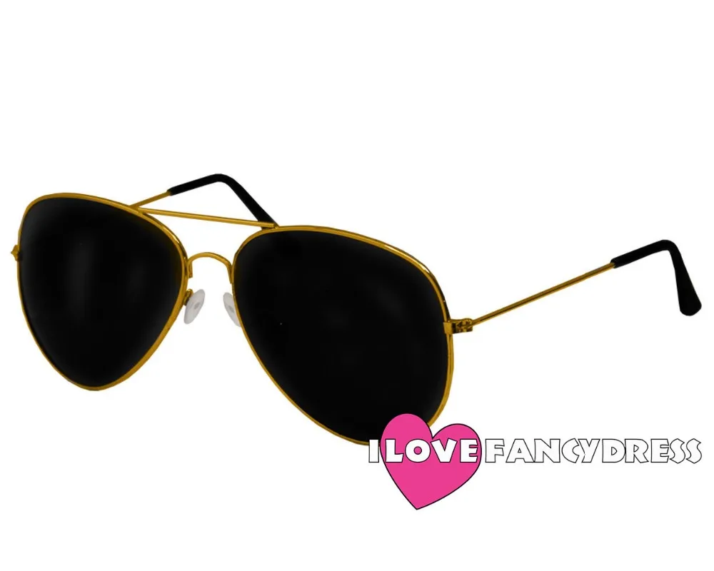 COP SPECS SHADES FANCY DRESS ACCESSORY MIRROR PILOT,POLICE GLASSES