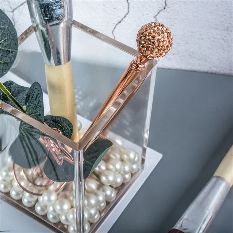 Acrylic Makeup Brush Holder Organizer Lipstick Brush pen Holder Top Quality Cosmetic Holder  (8)
