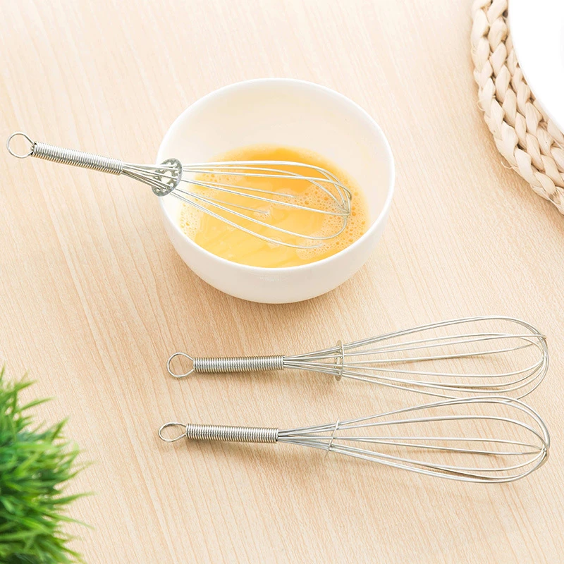 

1508 manual egg dozen stainless steel thickening encrypt the handheld household agitator baking kitchens