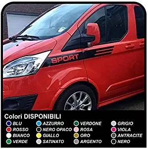 

Stickers for Transit Custom Van graphics van decals stickers stripes camper van