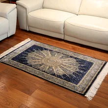 230 линия 3'x 4,5 'ручной завязанный шелковый ковер голубое солнце персидские ковры ручной работы и ковры для гостиной