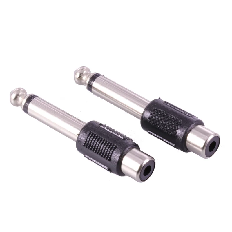 3 шт. разъёмы адаптеры 6 35 мм мм|plug connector|plug adapter connectorplug 6.35mm |