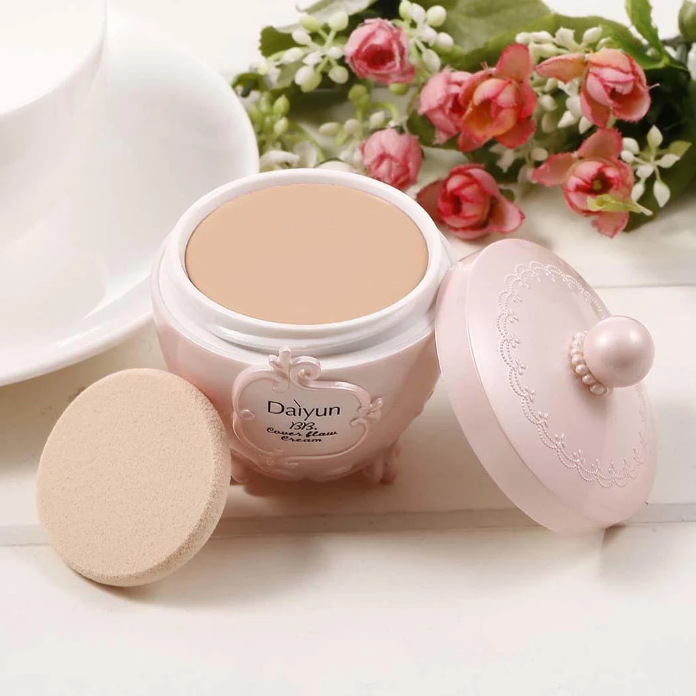 

Professional Neutral Face Cream Makeup Concealer Cosmetic Tool with Puff