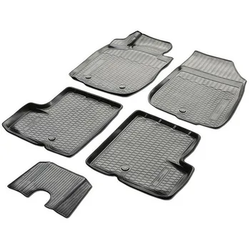 

3D floor mats into saloon for Nissan Terrano 4WD 2014-2018 5 pcs/set (Rival 14108001)