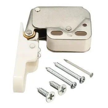 

UXCELL Cabinet Cupboard Spring Press Open Door Catch Brass Tip Touch Push Latch Automatic Spring Catch Furniture Door Catches