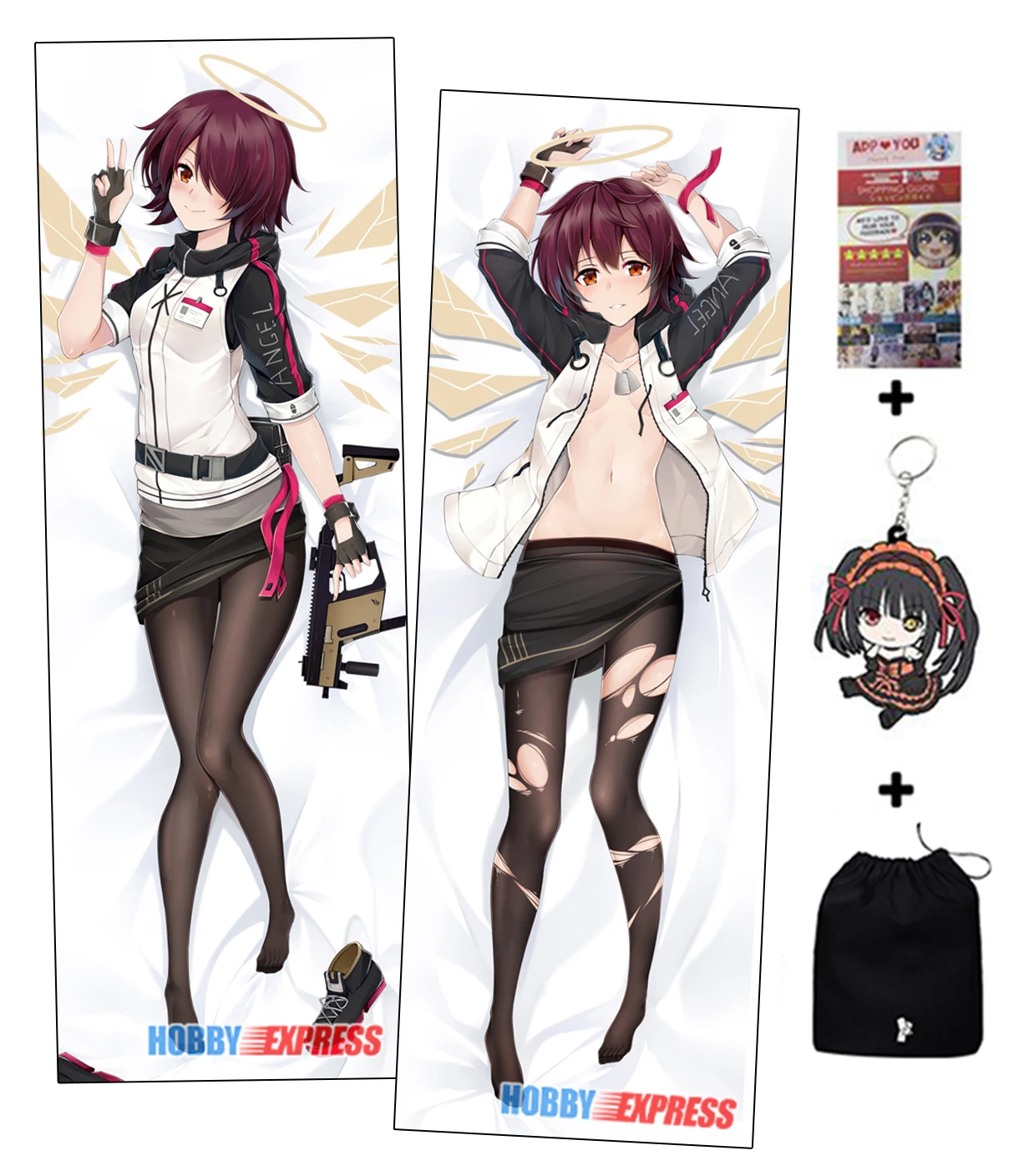 Hobby Express Arknights-Exuciai Dakimakura японская Otaku Waifu длинная подушка для объятий чехол ADP19045-1