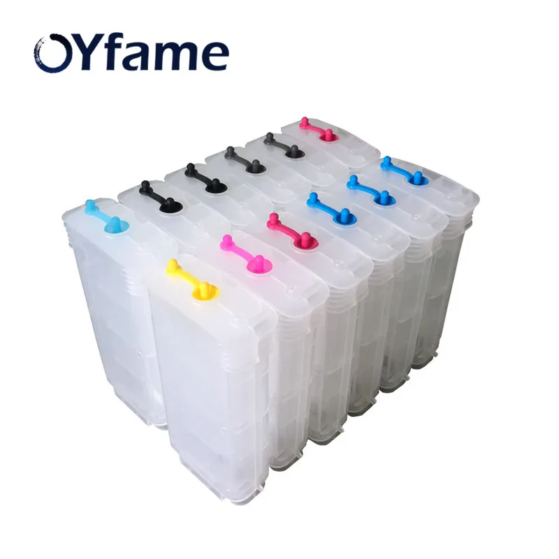 OYfame 12 Pcs 130ML For HP70 Ink Cartridge Refilled Cartridge For HP 70 Ink Cartridge For HP