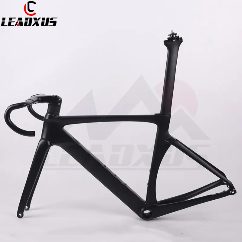 

LEADXUS 2019 Newest NV360X Disc Brakes Aero Carbon Fiber Racing Bicycle Frame Road Aero Racing Bike Frame 45/47/49/52/54/56/58cm