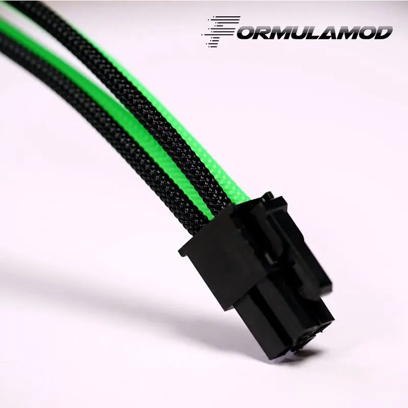 FormulaMod Fm-CPU4P-C ، وحدة المعالجة المركزية 4Pin الطاقة تمديد كابلات ، اللوحة 18AWG 4Pin متعدد الألوان مطابقة تمديد كابلات