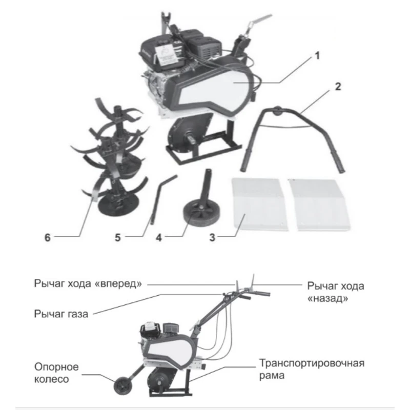 Культиватор бензиновый CARVER T 651R|carver| |