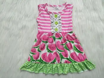 

summer hot selling fashion watermelon pattern baby girl dress
