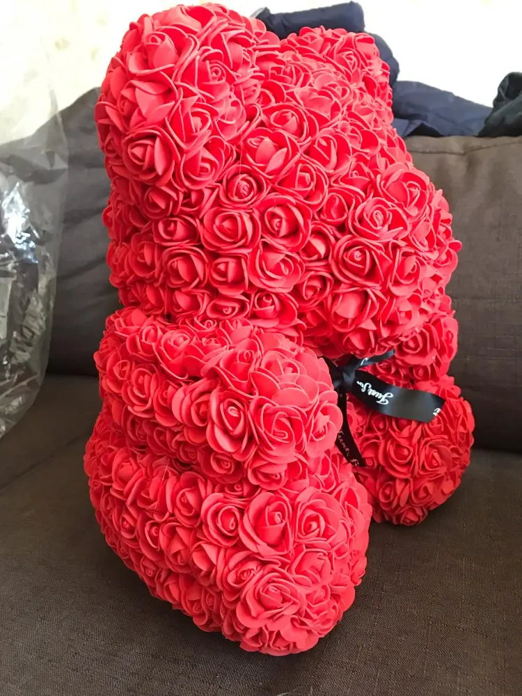 Ours En Rose Fleur | Ourson en Rose Eternelle Pas Cher