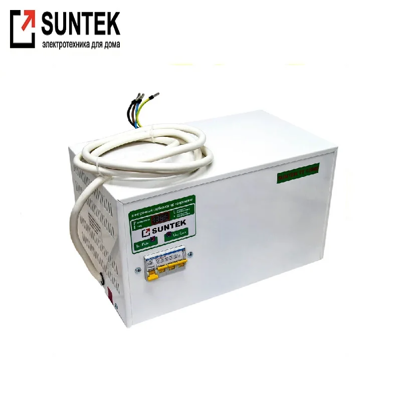 Voltage stabilizer thyristor SUNTEK TT 8000 VA AC Stabilizer Power stab Stabilizer with thyristor amplifier Constant voltage voltage stabilizer thyristor suntek tt 10000 va ac stabilizer power stab stabilizer with thyristor amplifier constant voltage